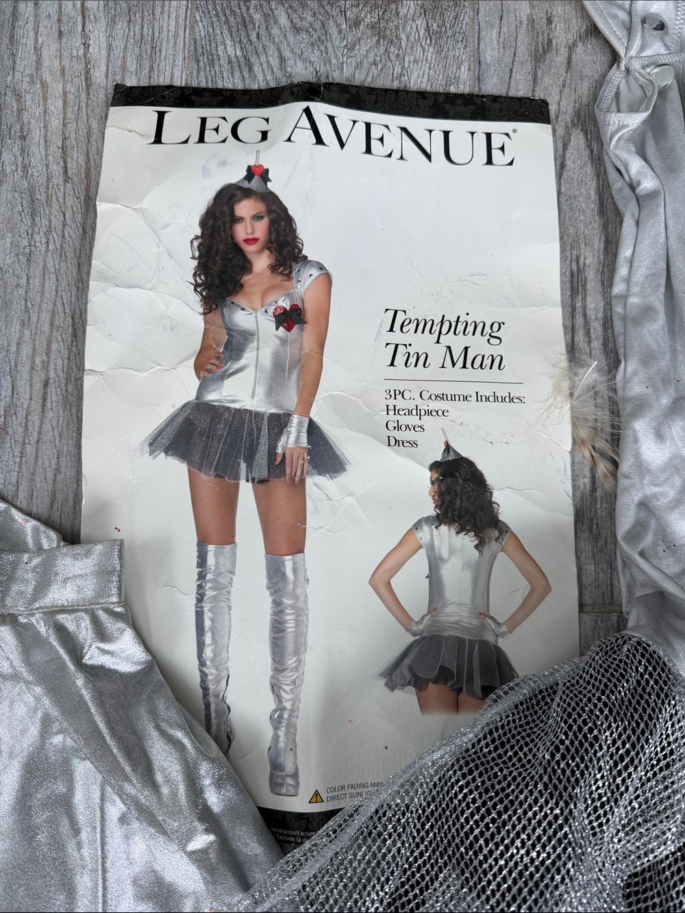 Leg Avenue women’s Tempting Tin Man' Silver Costume